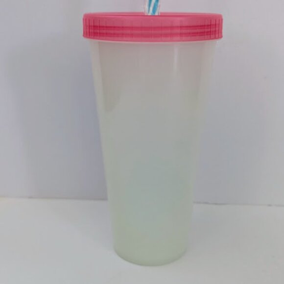 Disney Lilo and Stitch Scrump Color Changing Plastic Tumbler with Straw - Picture 2 of 4